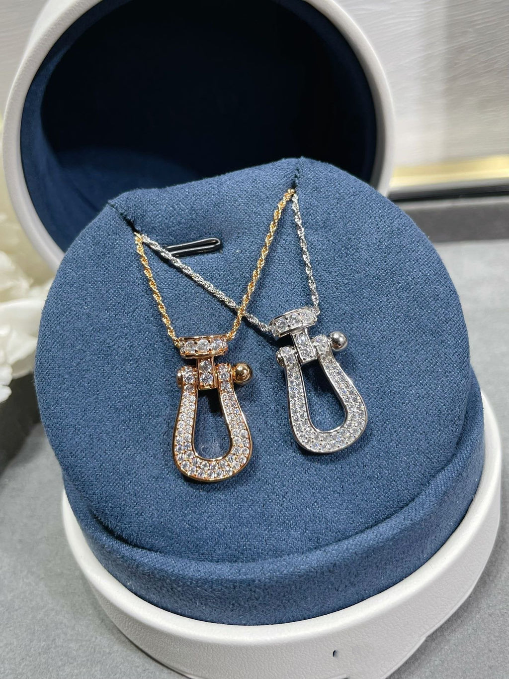 Dior Force 10 Large Model Cubic Zirconia Neckalce