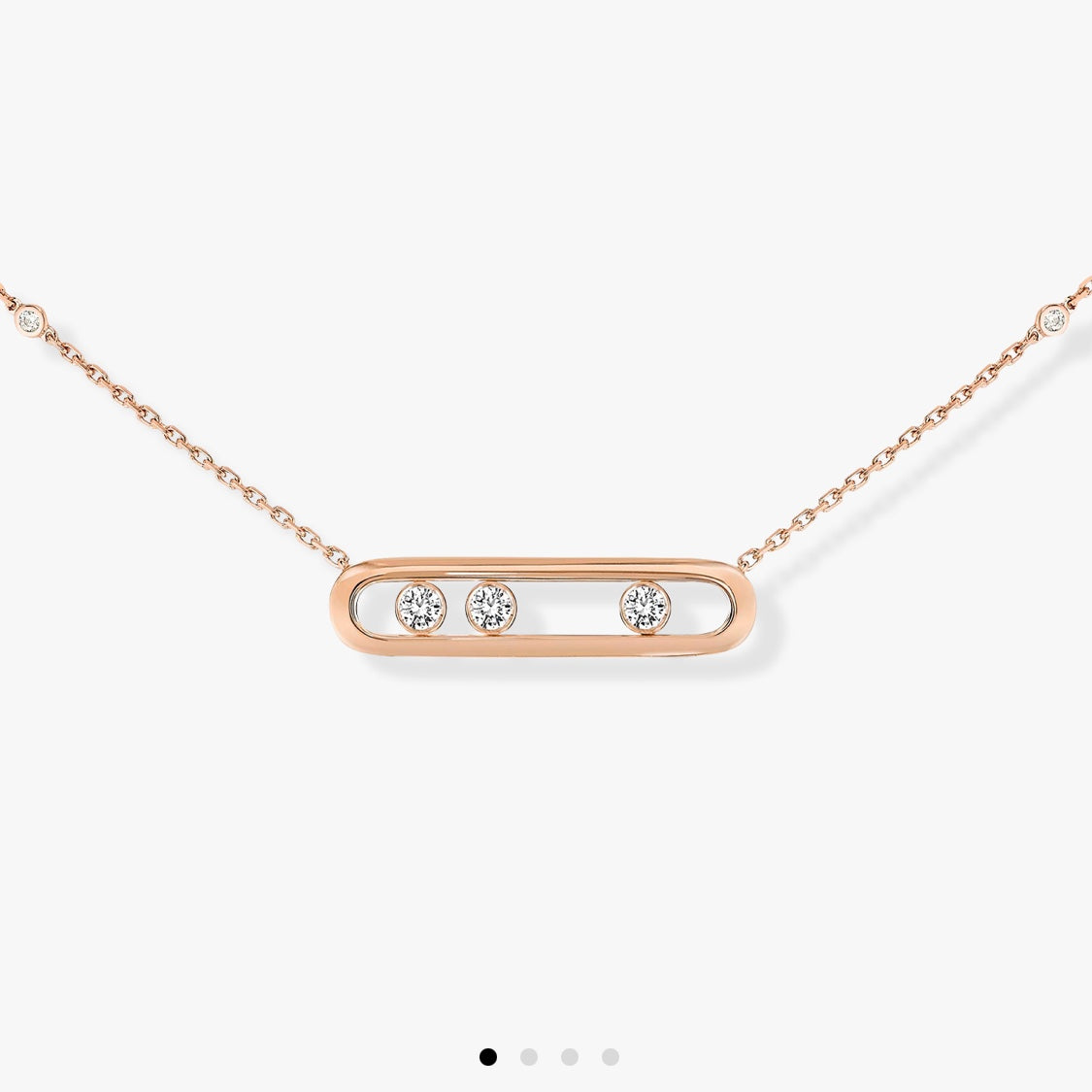 Messika Move 3 Cubic Zirconia Necklace