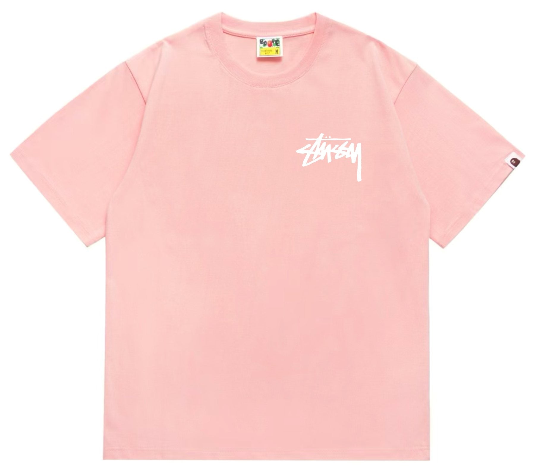 BAPE Stussy-Style Ape Graphic T-Shirt — front
