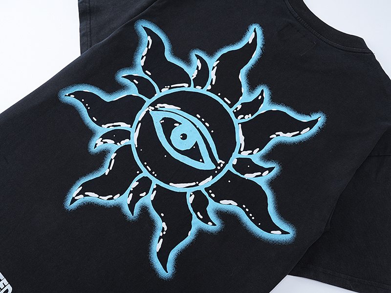 Godspeed Skull & Blue Eye Graphic T-Shirt — detail