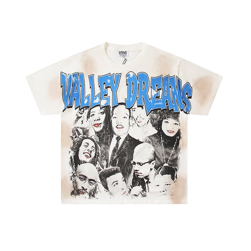 VALE USA Washed Dream Graphic T-Shirt — front
