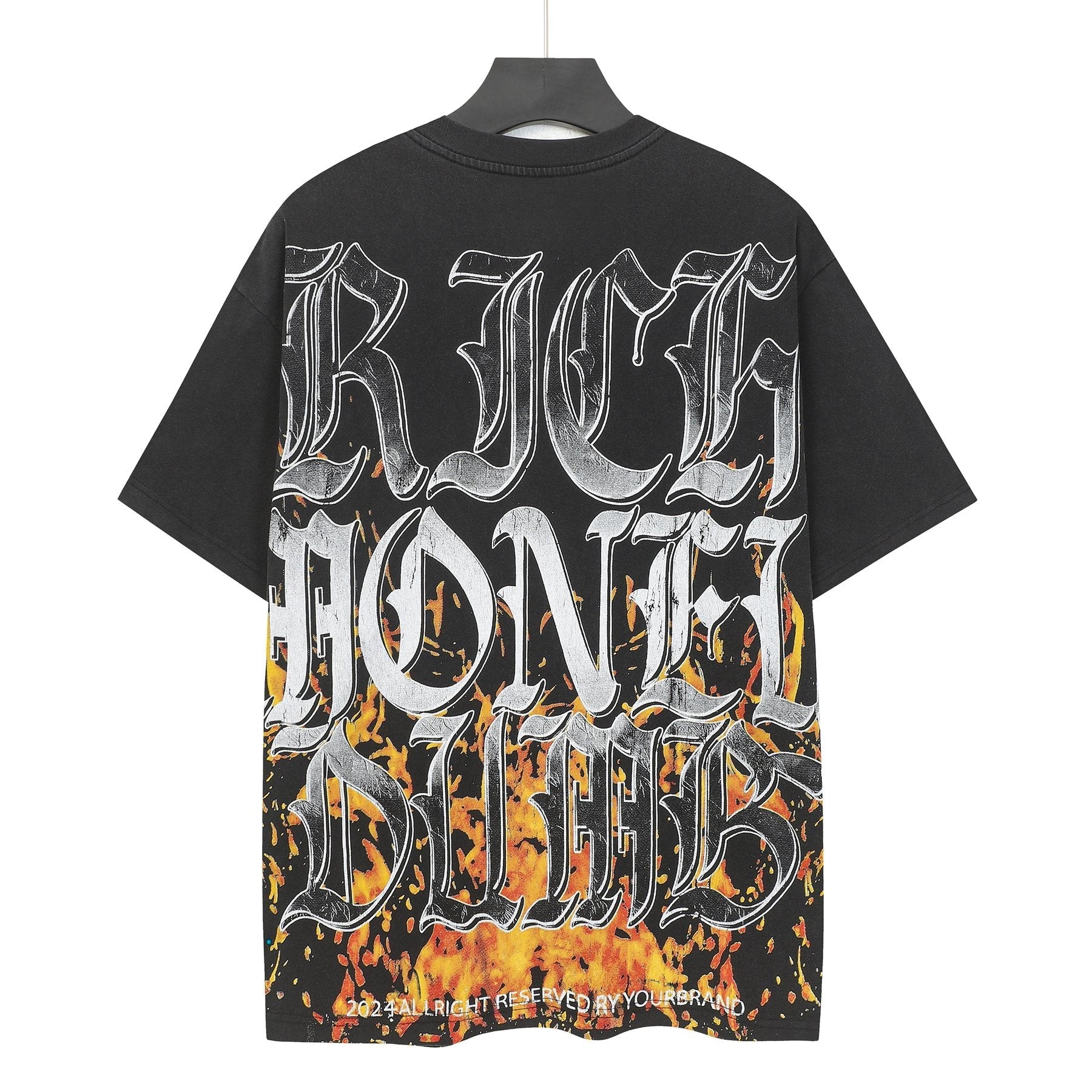 Godspeed Rich Money Drugs Graphic T-Shirt — back