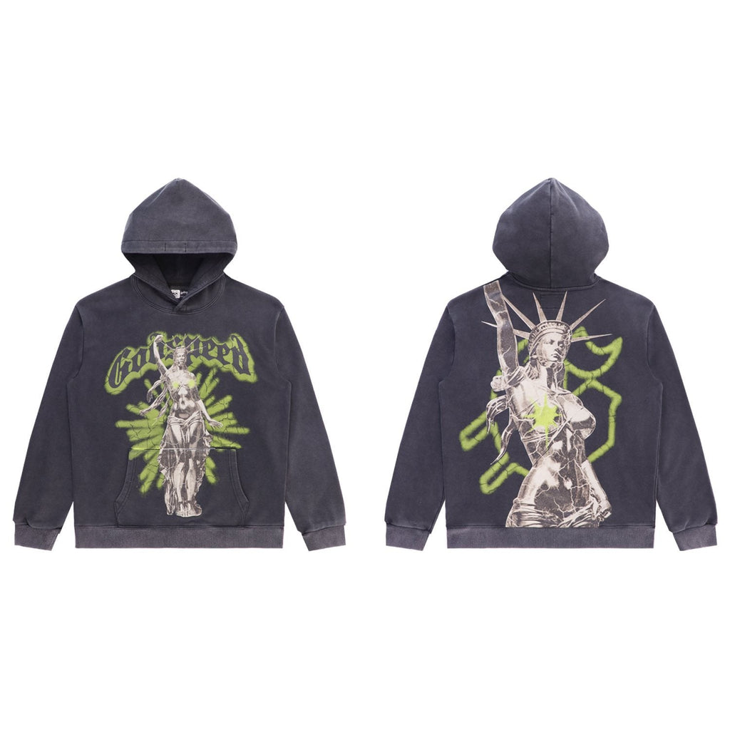 Godspeed Washed Graphic Hoodie — hero