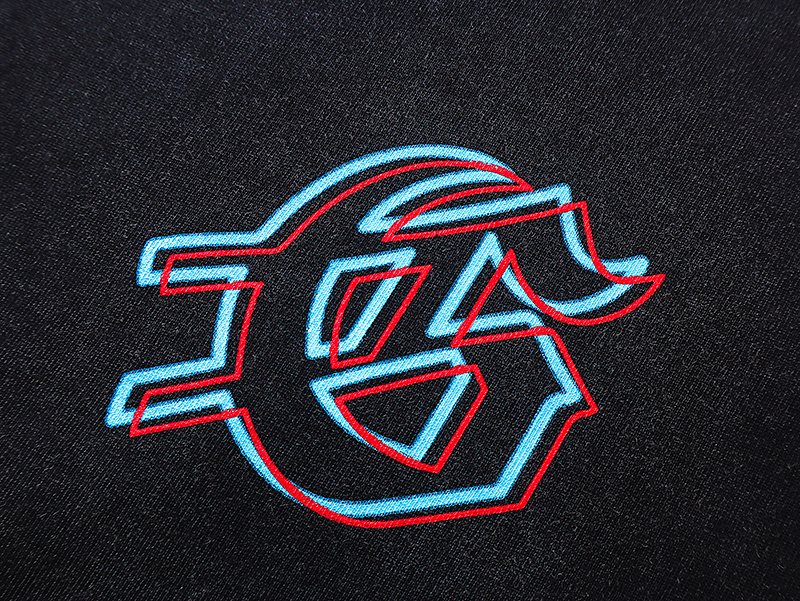 Godspeed Washed Black Skull Graphic T-Shirt — detail