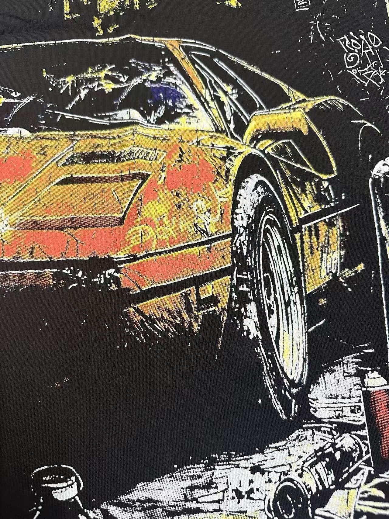 Godspeed Street Scene Graphic T-Shirt — detail
