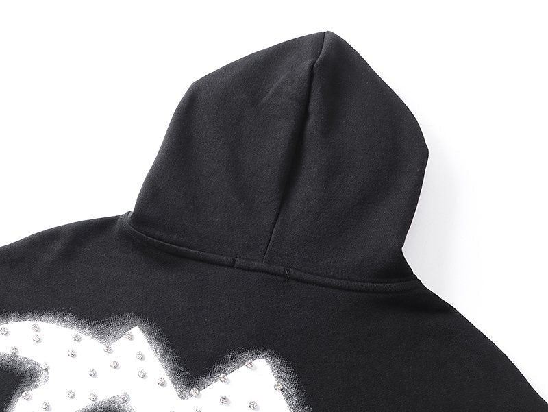 MIXED EMOTION Back Graphic Zip Hoodie — detail