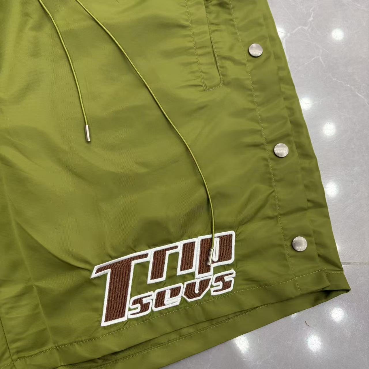 Triple Sevens TNP Scouts Side-Snap Shorts — detail