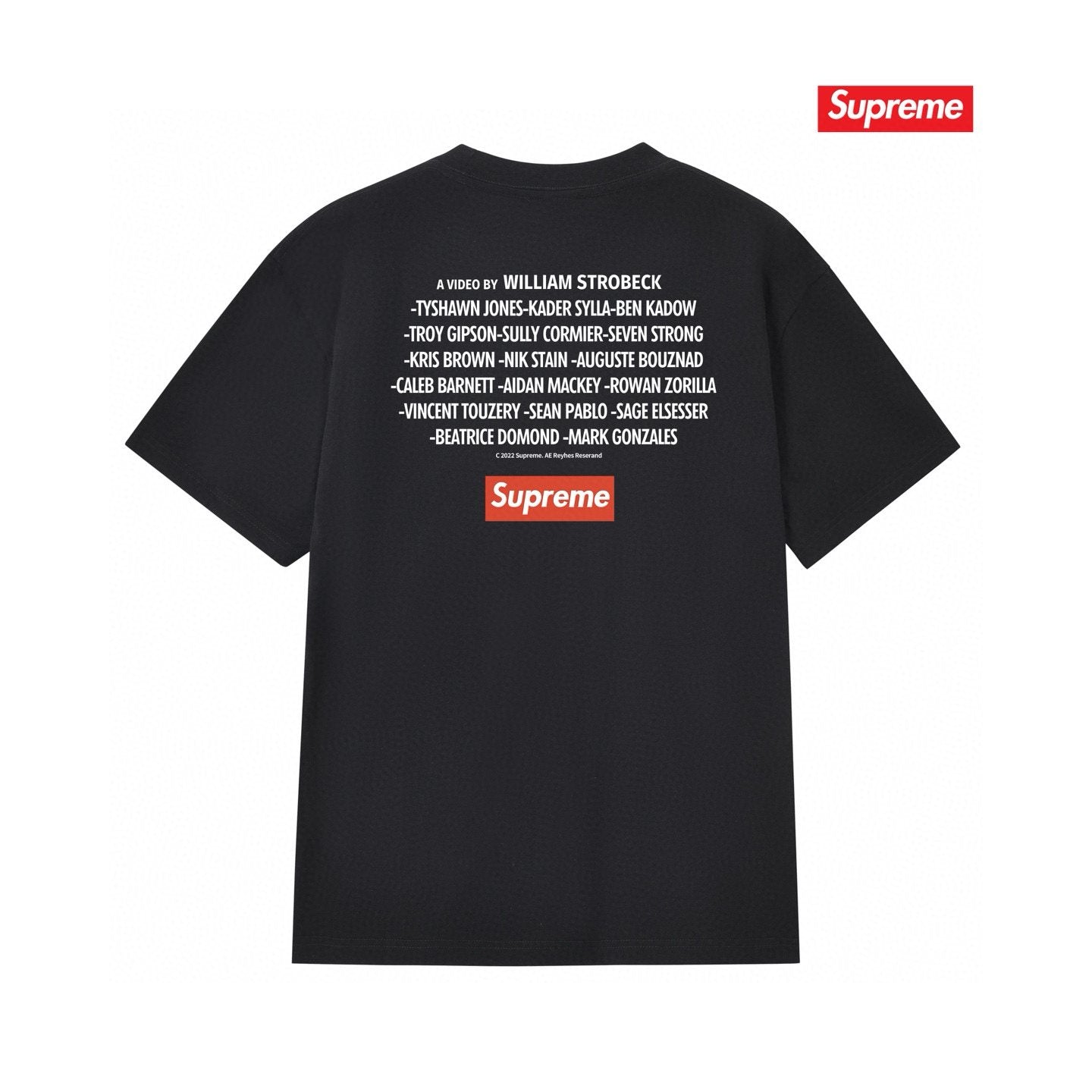 Supreme Play Dead Graphic Short-Sleeve T-Shirt — back