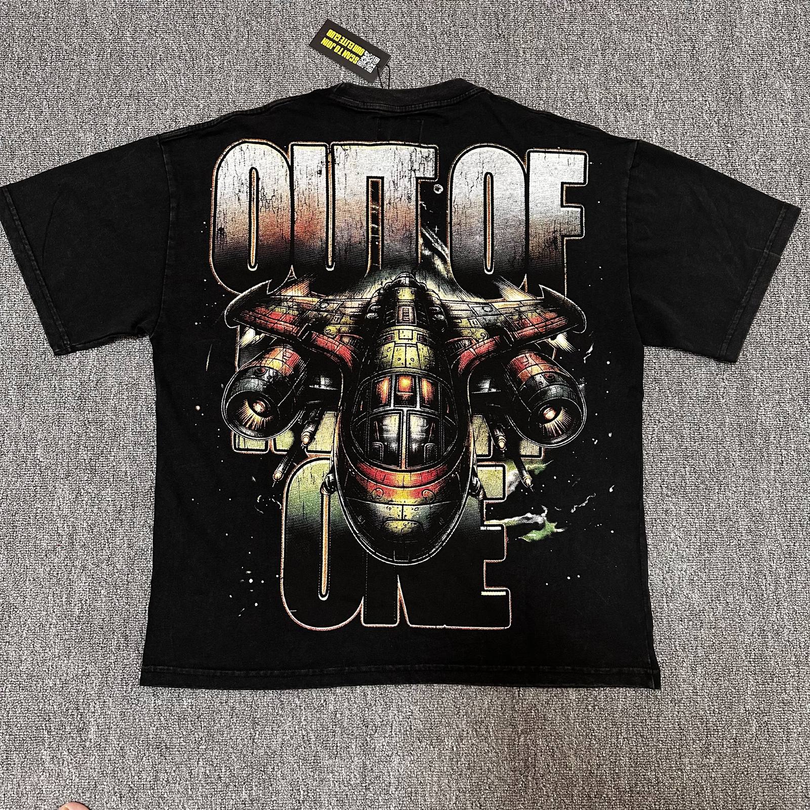 Godspeed Astronaut Skull Graphic T-Shirt — back