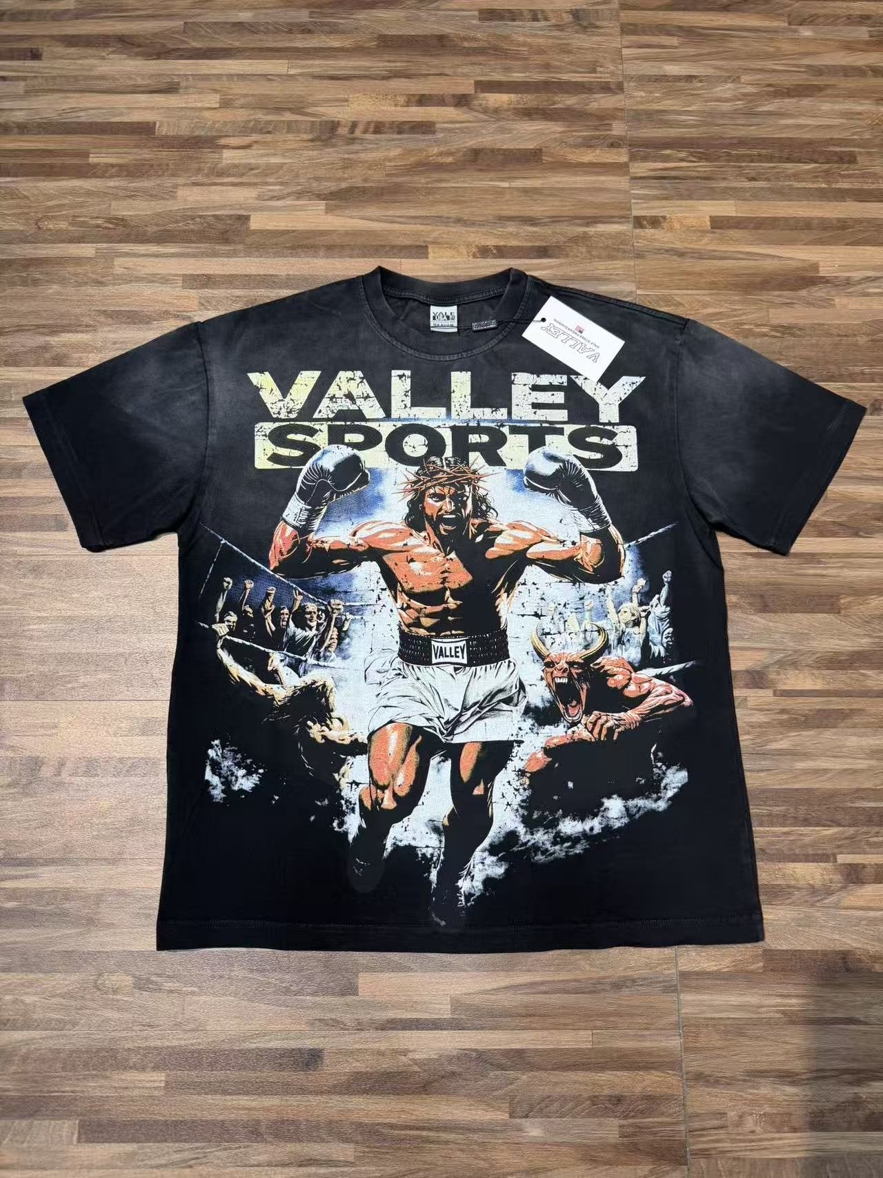 VALLEY Boxing Before Death Graphic T-Shirt — front
