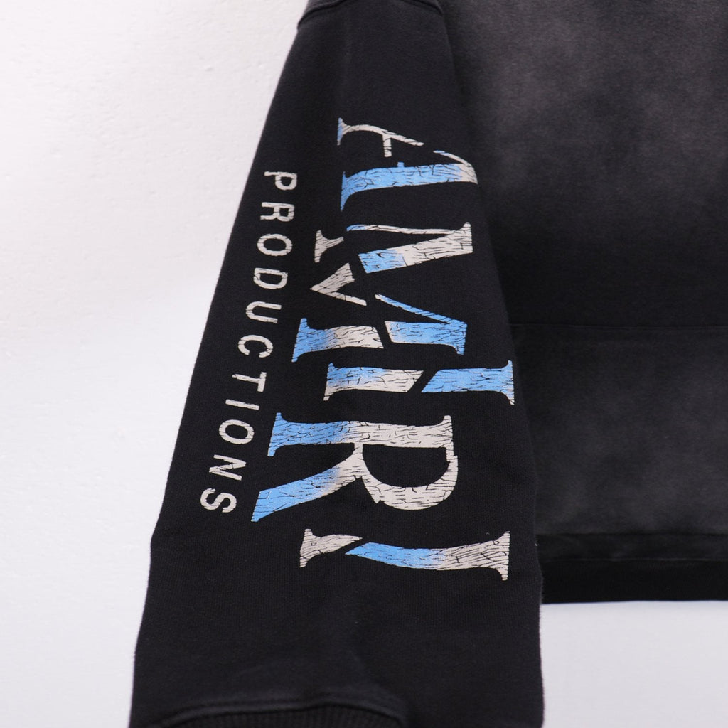AMIRI Theatre Masks Rose Graphic Hoodie — detail