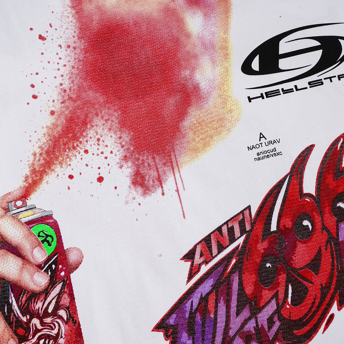 HELISTAR Spray Can Graphic Short-Sleeve T-Shirt — detail