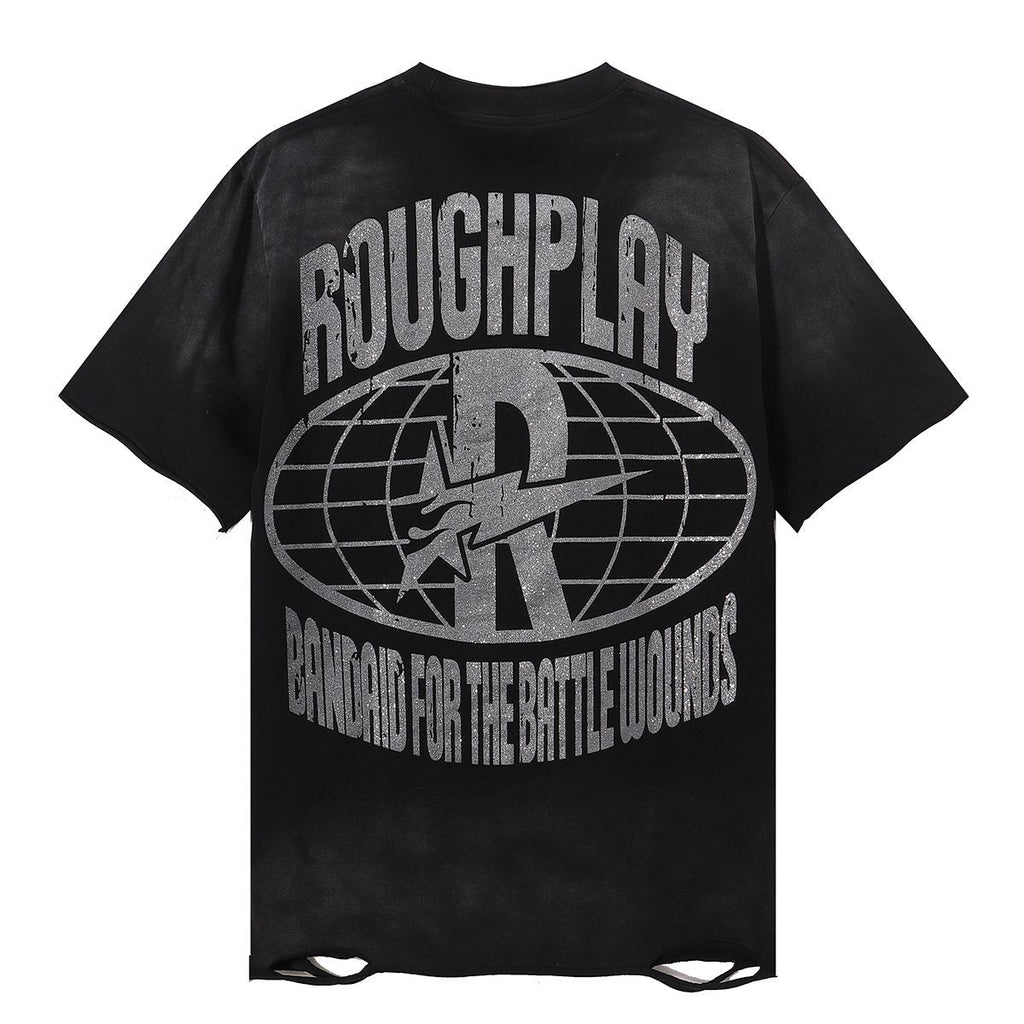 Rough Play Lost In Space Astronaut Graphic T-Shirt — back