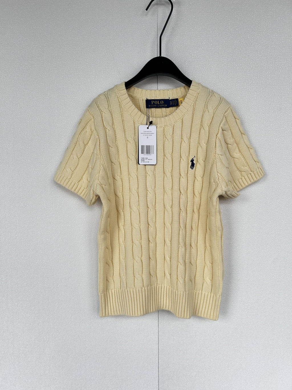 Test2-Ralph Lauren Women's Short-Sleeve Cable-Knit Sweater — hero